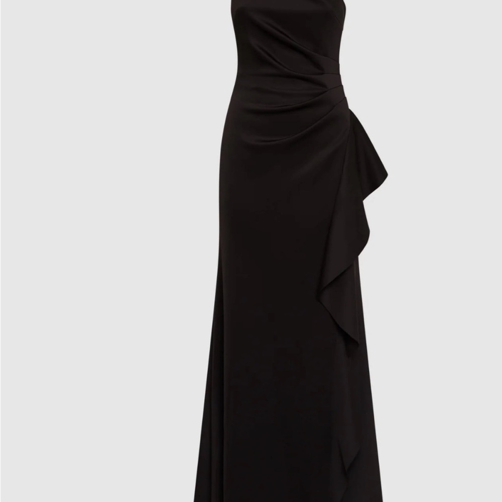 Xscape Black One-Shoulder Gown - Picture 3 of 5